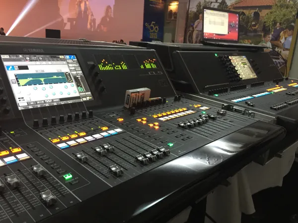 Yamaha CL5 at front of house