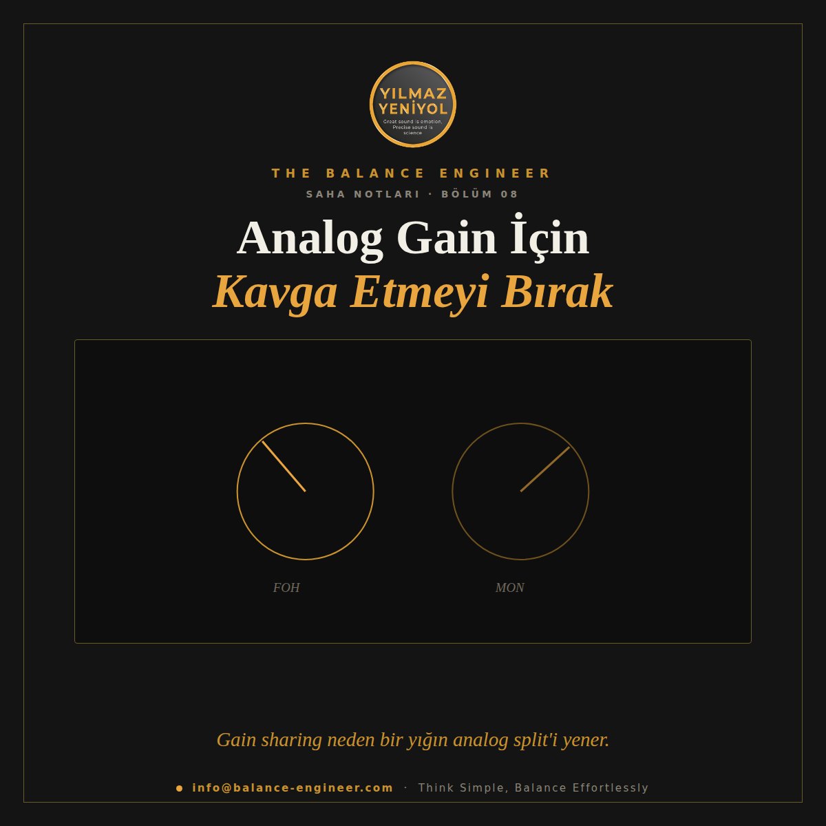 Analog Gain İçin Kavga Etmeyi Bırak